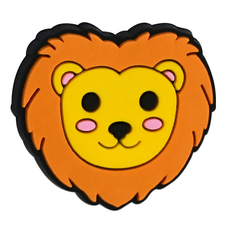 Wholesale  Random 100pcs Cartoon Animal Head Series Colored Beads